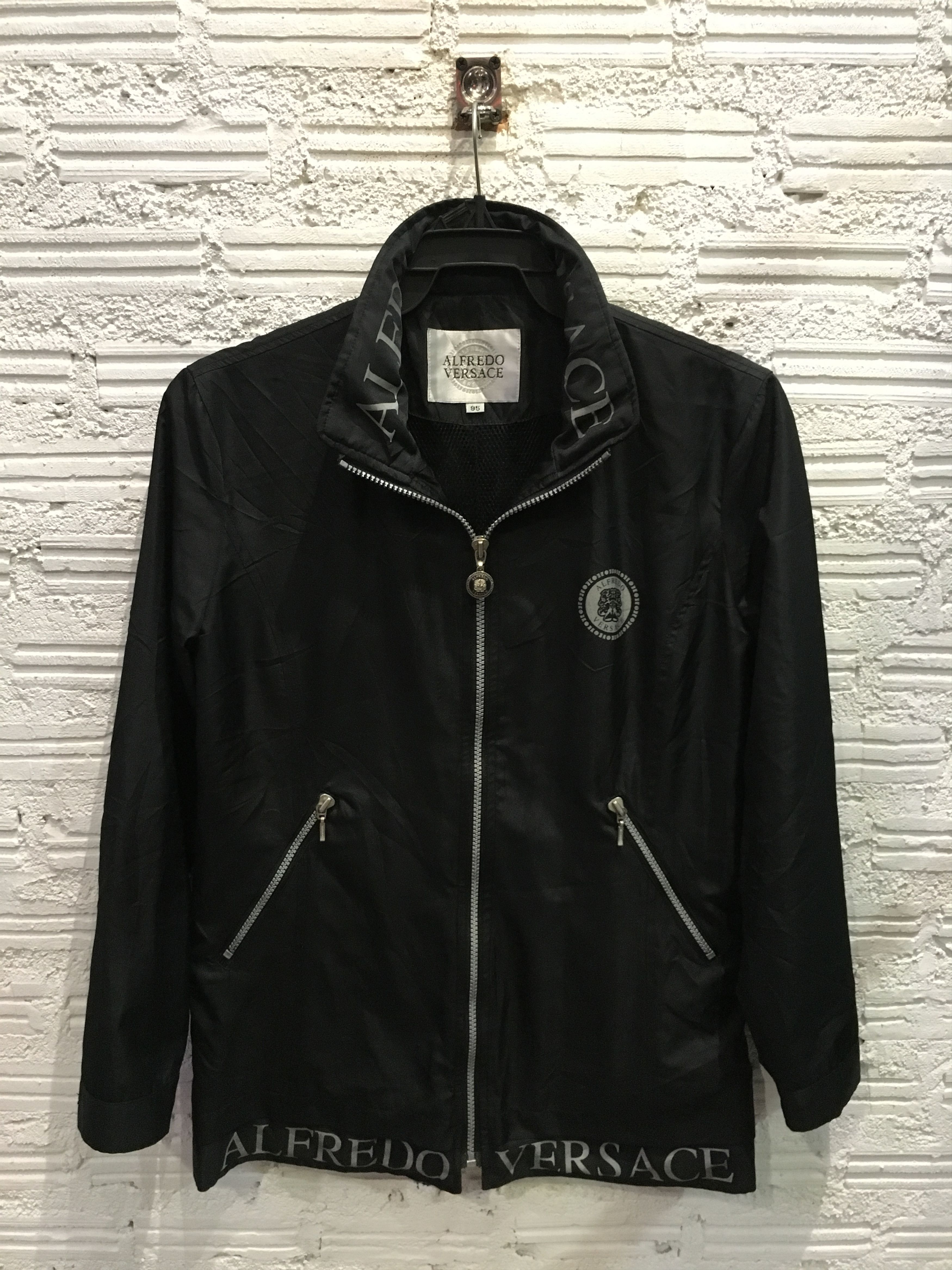 Designer Vintage Vintage A.Versace jacket Alfredo Versace spell out Good condition Grailed
