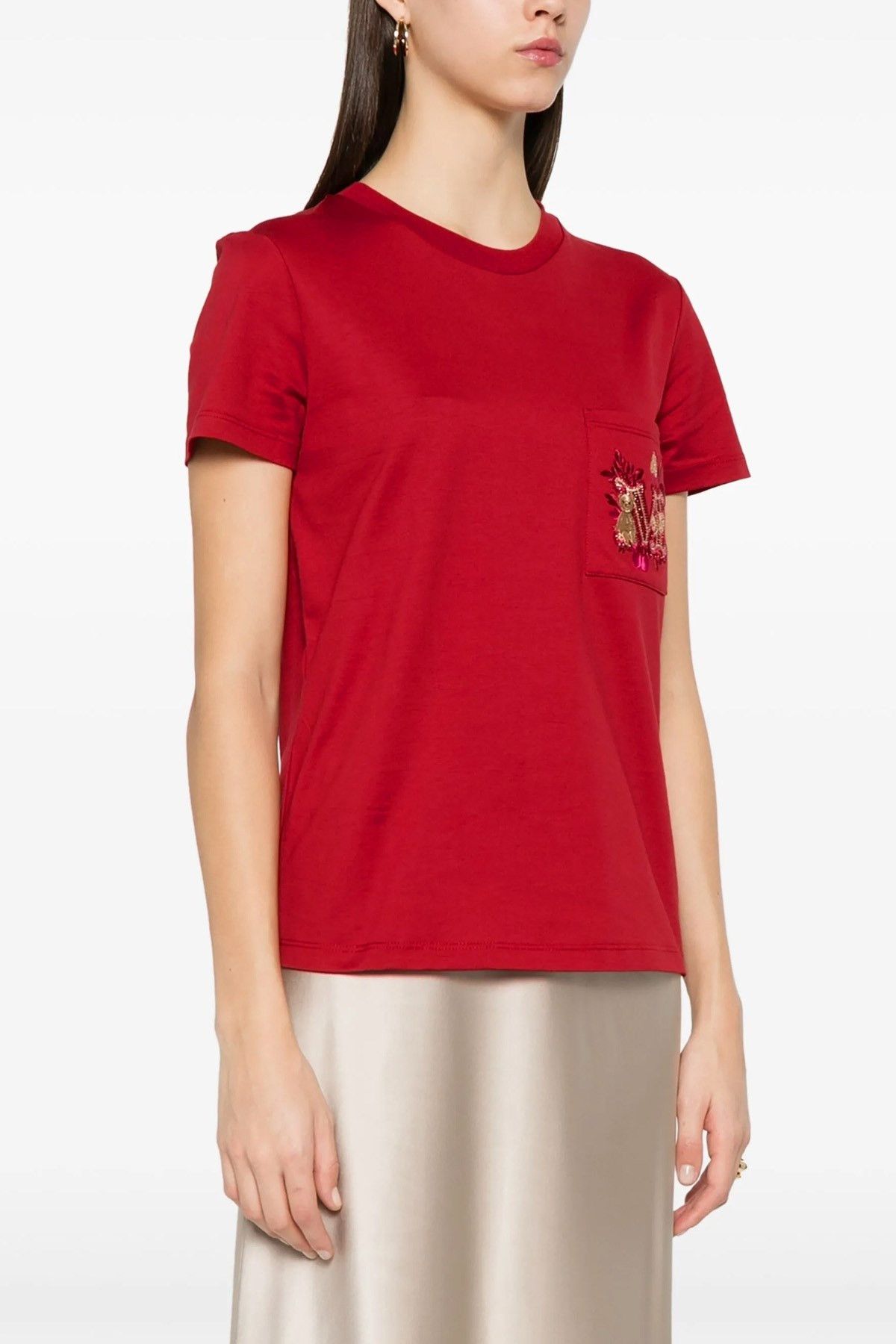 Max Mara 'Nunzio' T-shirt Size S / US 4 / IT 40 - 2 Thumbnail