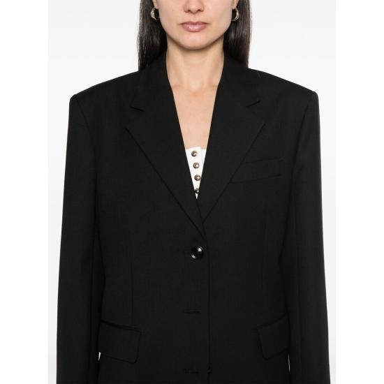 Anine Bing ANINE BING Women Suit Jackets A 01 10294 BLK26 BLACK Size XS / US 0-2 / IT 36-38 - 3 Thumbnail