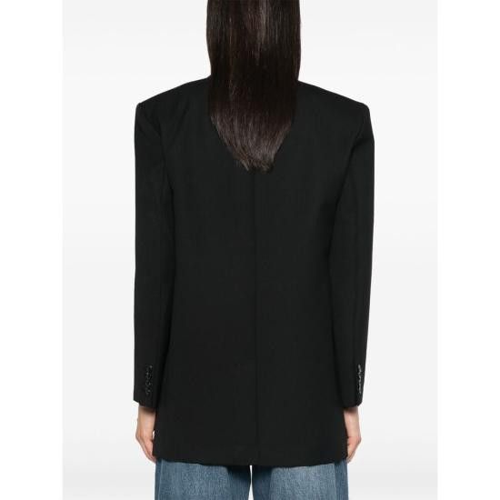 Anine Bing ANINE BING Women Suit Jackets A 01 10294 BLK26 BLACK Size XS / US 0-2 / IT 36-38 - 2 Thumbnail