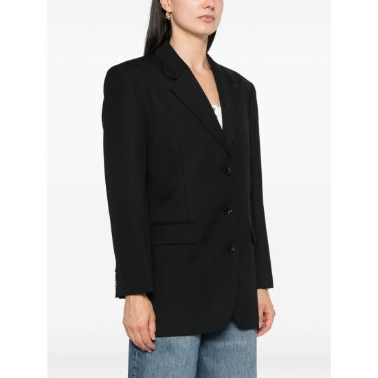 Anine Bing ANINE BING Women Suit Jackets A 01 10294 BLK26 BLACK Size XS / US 0-2 / IT 36-38 - 4 Thumbnail