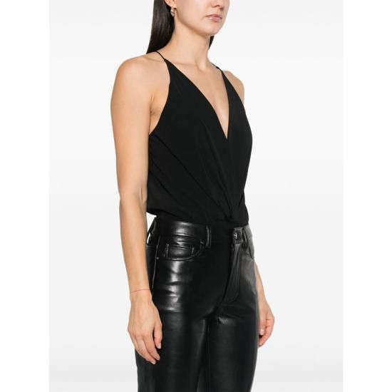 Anine Bing ANINE BING Women Blouses A 07 10820 BLK26 BLACK Size XS / US 0-2 / IT 36-38 - 3 Thumbnail