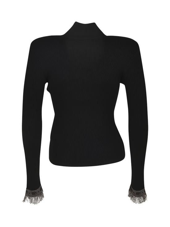 Chiara Ferragni CHIARA FERRAGNI Women Sweater 77CBFN02 CMN72 899 Black Size M / US 6-8 / IT 42-44 - 2 Thumbnail