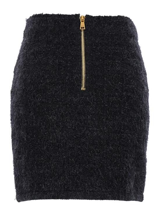 Balmain BALMAIN Women Skirts DF1LB015KG430PA Black Size 28" / US 6 / IT 42 - 2 Thumbnail