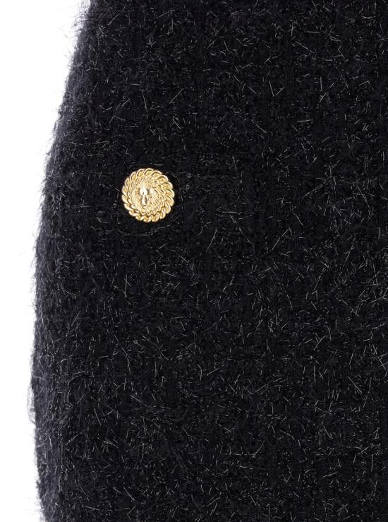 Balmain BALMAIN Women Skirts DF1LB015KG430PA Black Size 28" / US 6 / IT 42 - 3 Thumbnail