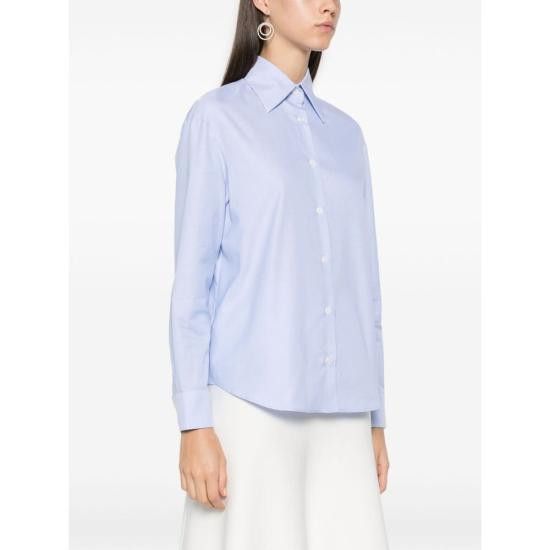 Mazzarelli MAZZARELLI Women Shirts B115 2 MINA BLUE Size L / US 10 / IT 46 - 4 Thumbnail