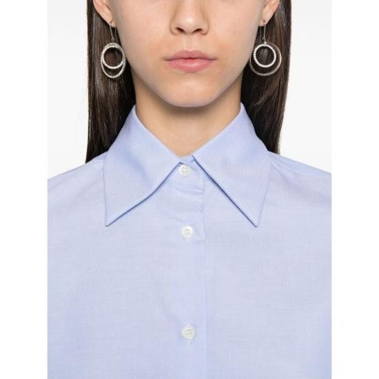 Mazzarelli MAZZARELLI Women Shirts B115 2 MINA BLUE Size L / US 10 / IT 46 - 2 Thumbnail
