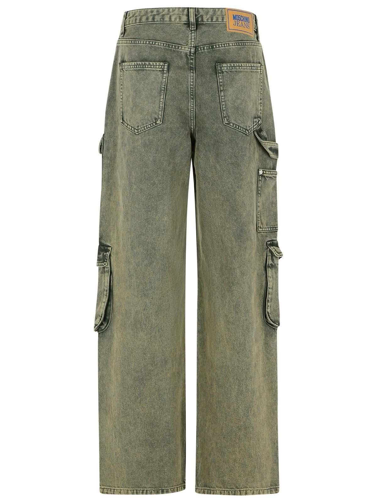 Moschino MOSCHINO JEANS 'Cargo' Grey Denim Jeans Size 27" / US 4 / IT 40 - 3 Thumbnail