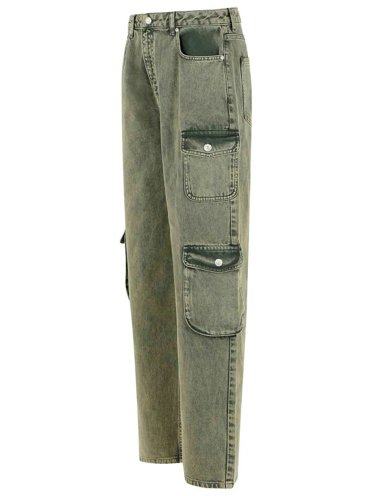 Moschino MOSCHINO JEANS 'Cargo' Grey Denim Jeans Size 27" / US 4 / IT 40 - 2 Thumbnail