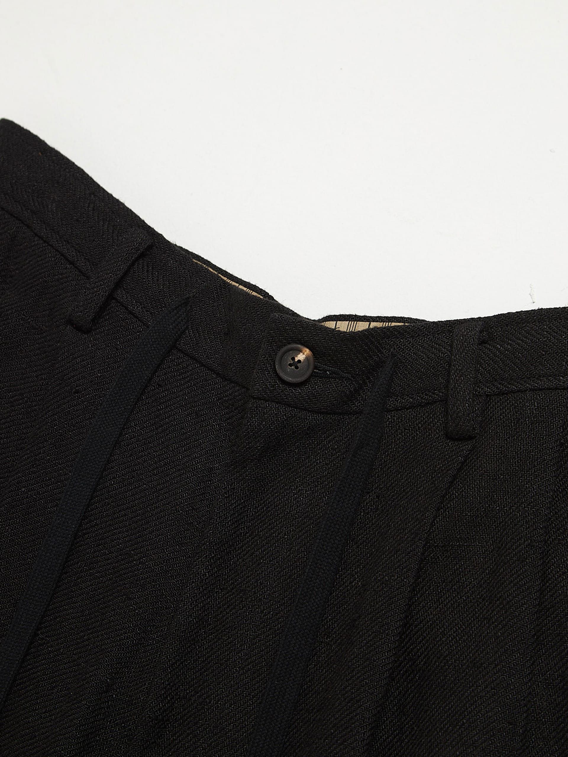 Ziggy Chen Black Faded Classic Trousers Size US 34 / EU 50 - 3 Thumbnail