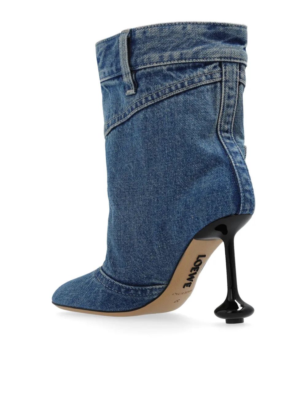 Loewe 99mm Toy Denim Jeans ankle boots Size US 6 / IT 36 - 3 Thumbnail