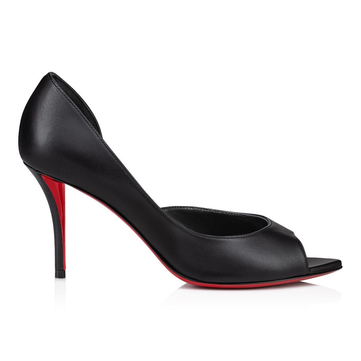 Christian Louboutin Open Apostropha 80mm Black Size US 7 / IT 37 - 3 Thumbnail