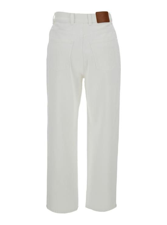 Moncler MONCLER Women Denim Pants 2A0001454A77001 White Size 27" / US 4 / IT 40 - 2 Thumbnail