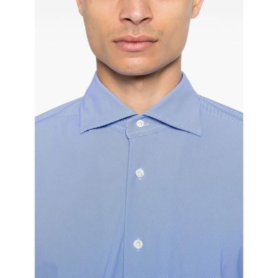 Mazzarelli MAZZARELLI Men Long Tops FREETIME 17 08 BLUE Size US M / EU 48-50 / 2 - 2 Thumbnail