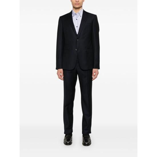 Mazzarelli MAZZARELLI Men Long Tops CST 712 B055 BLUE Size US M / EU 48-50 / 2 - 3 Thumbnail