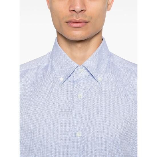Mazzarelli MAZZARELLI Men Long Tops CST 709 B054 BLUE Size US M / EU 48-50 / 2 - 3 Thumbnail