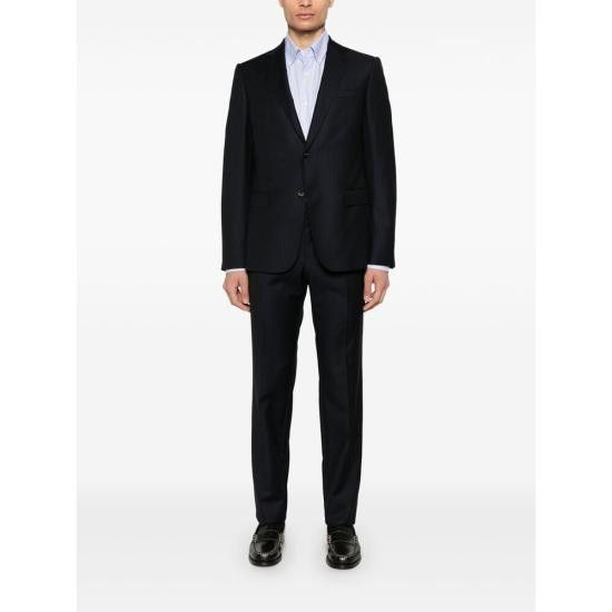 Mazzarelli MAZZARELLI Men Long Tops CST 709 B054 BLUE Size US M / EU 48-50 / 2 - 2 Thumbnail