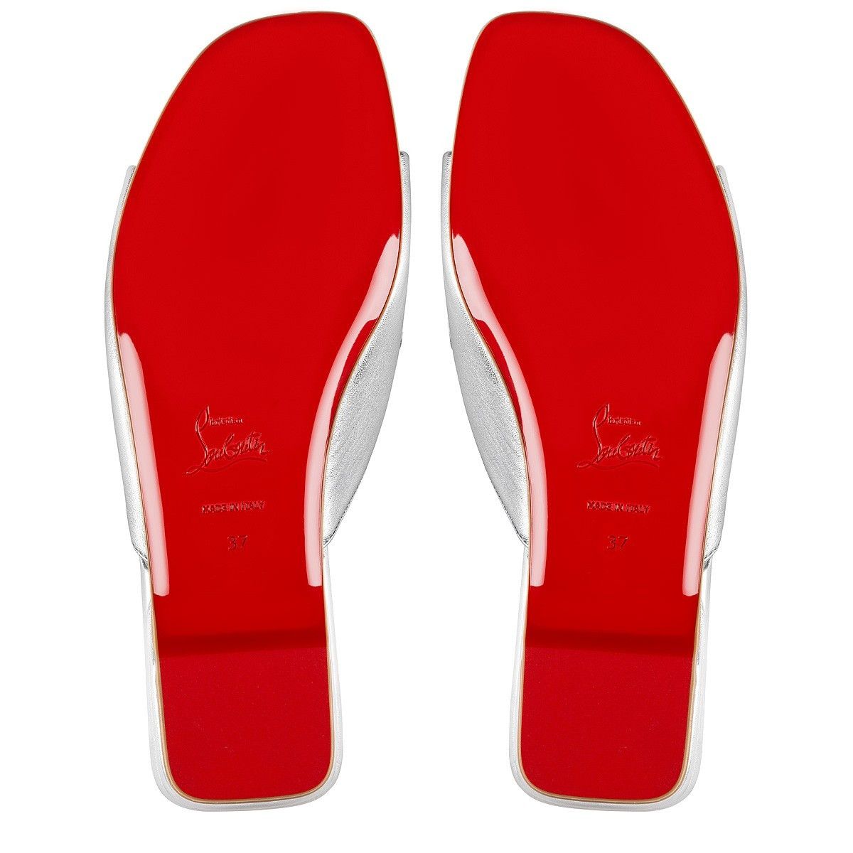 Christian Louboutin Miss MJ Mule Silver Size US 10 / IT 40 - 5 Thumbnail