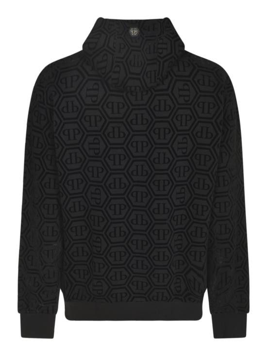 Philipp Plein PHILIPP PLEIN Men Hoodies AADC MJB3379 PJY002N 02 Black Size US XL / EU 56 / 4 - 2 Thumbnail