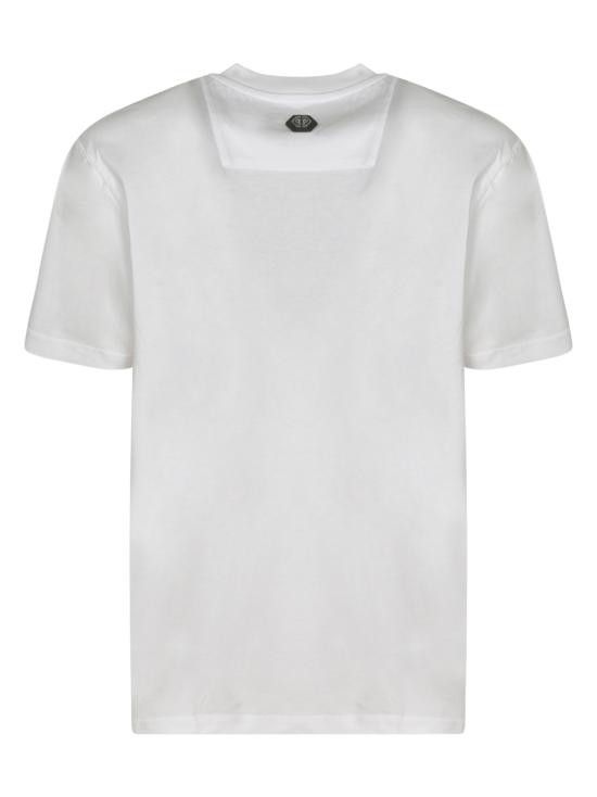 Philipp Plein PHILIPP PLEIN Men T-Shirts AADC MTK7743 PJY002N 01 White Size US L / EU 52-54 / 3 - 2 Thumbnail