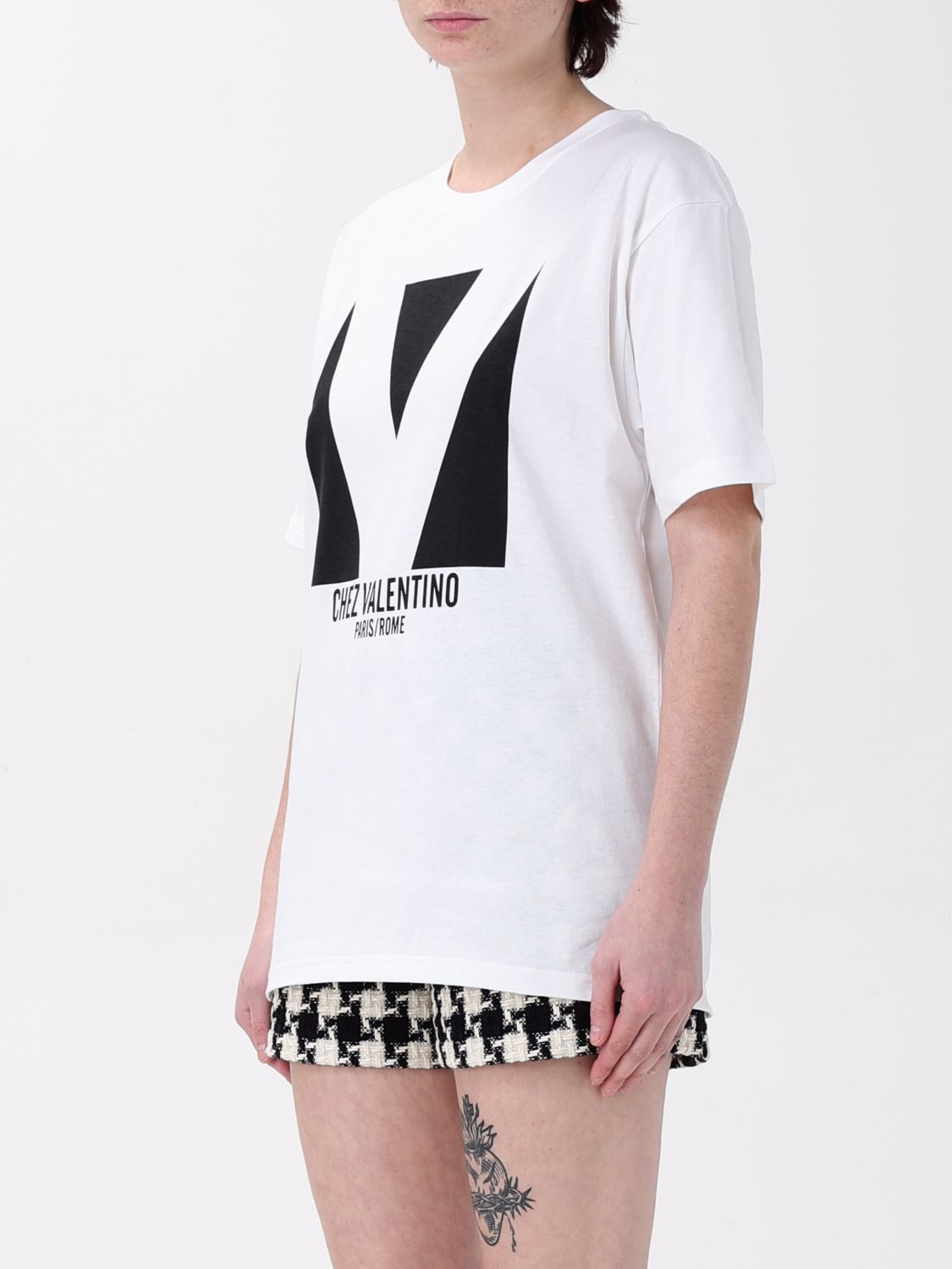 Valentino Valentino T-Shirt Woman White Size XS / US 0-2 / IT 36-38 - 3 Thumbnail