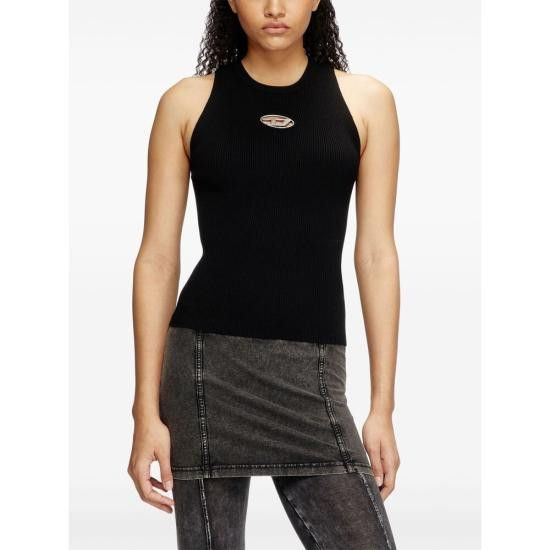 Diesel DIESEL Women Tops 0DLAX A17450 9XX BLACK Size S / US 4 / IT 40 - 2 Thumbnail