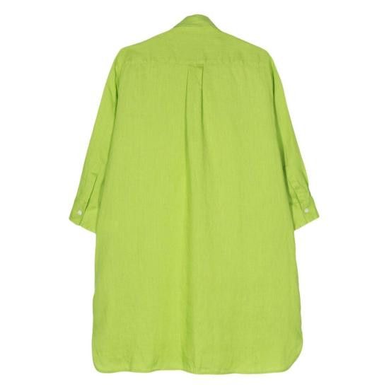 Mazzarelli MAZZARELLI Women Shirts B84W 19 IRIS GREEN Size L / US 10 / IT 46 - 2 Thumbnail