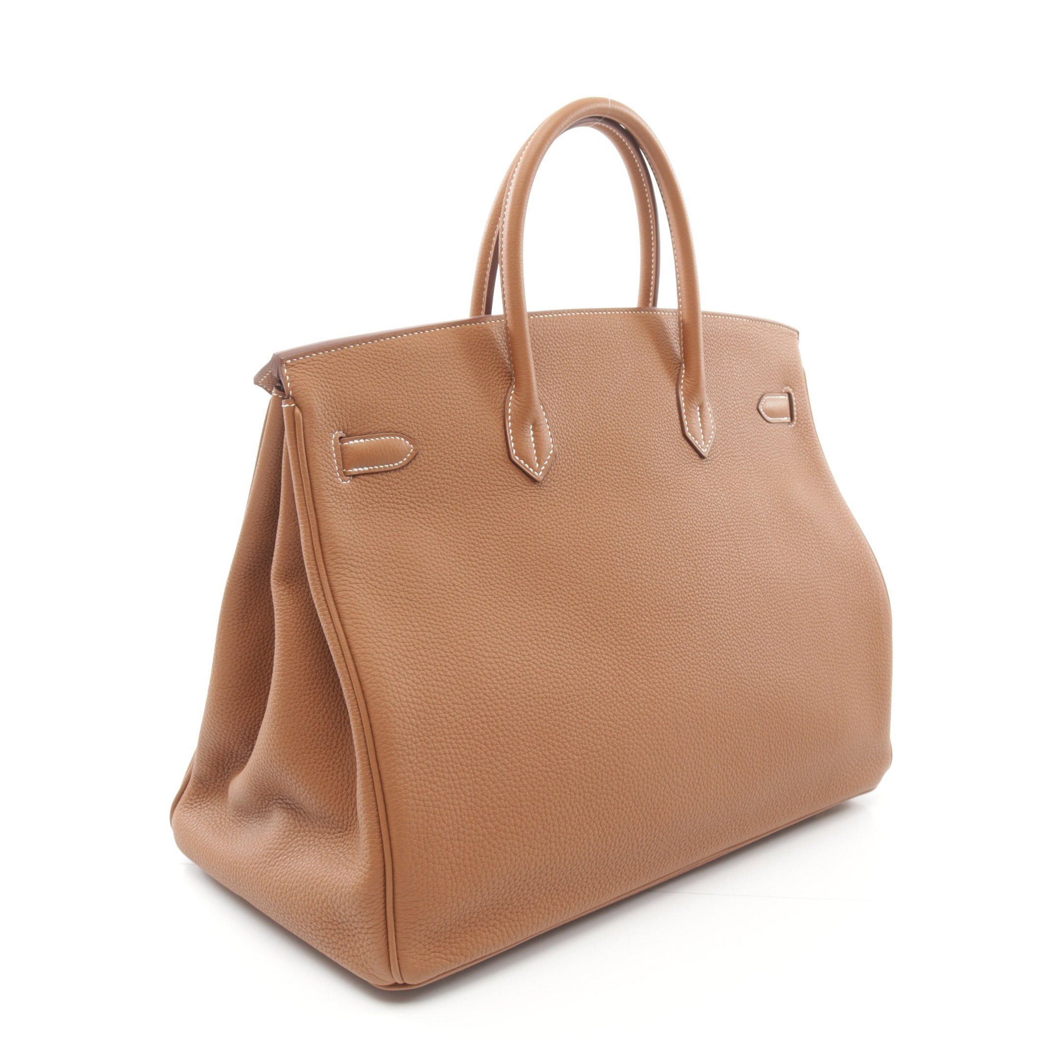 Hermes Hermes Birkin 40 Gold Handbag Togo Light Brown Hardware Y Stamp Size ONE SIZE - 2 Thumbnail