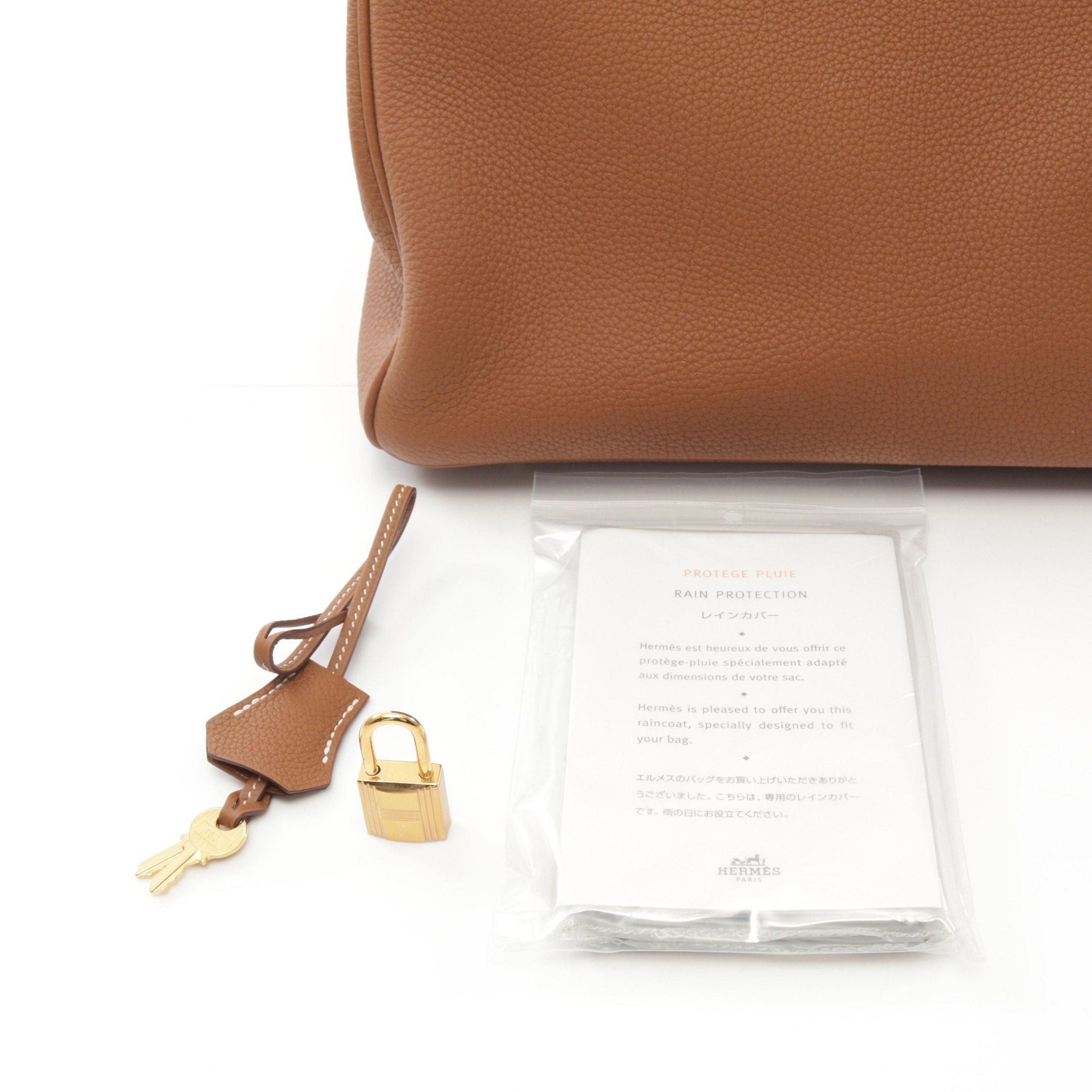 Hermes Hermes Birkin 40 Gold Handbag Togo Light Brown Hardware Y Stamp Size ONE SIZE - 6 Thumbnail