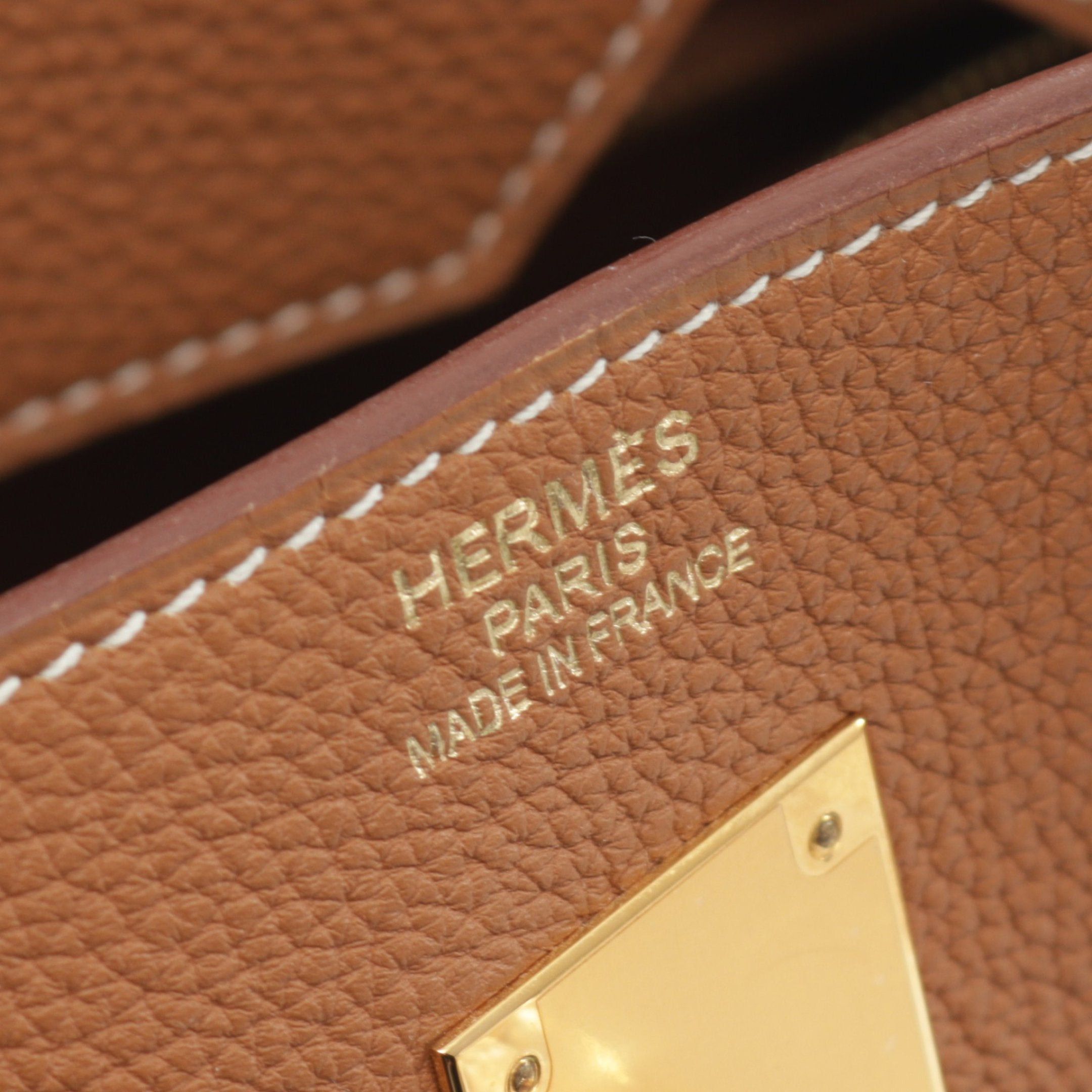 Hermes Hermes Birkin 40 Gold Handbag Togo Light Brown Hardware Y Stamp Size ONE SIZE - 4 Thumbnail
