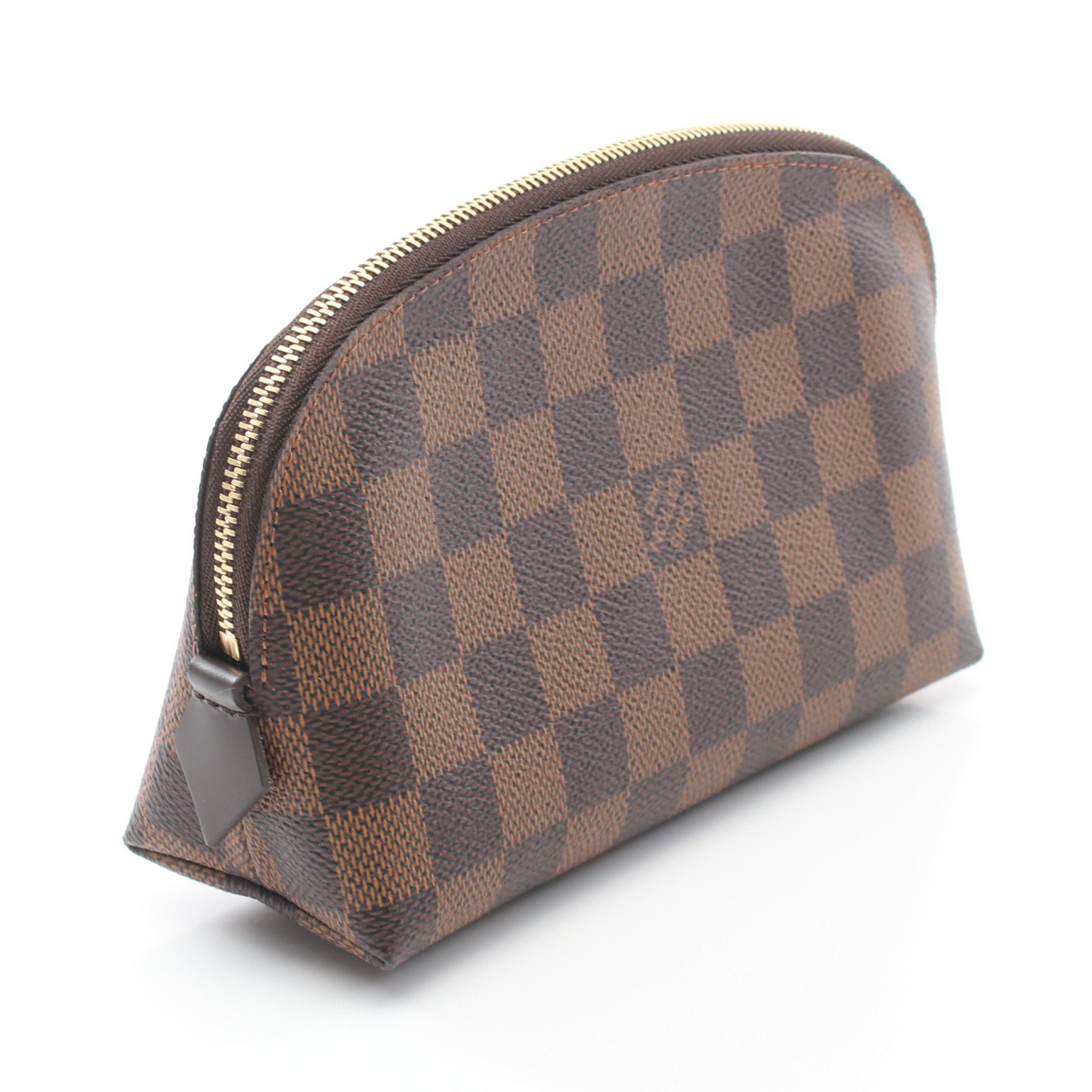 Louis Vuitton Louis Vuitton Pochette Cosmetics Damier Ebene Cosmetic Pouch Brown Size ONE SIZE - 2 Thumbnail