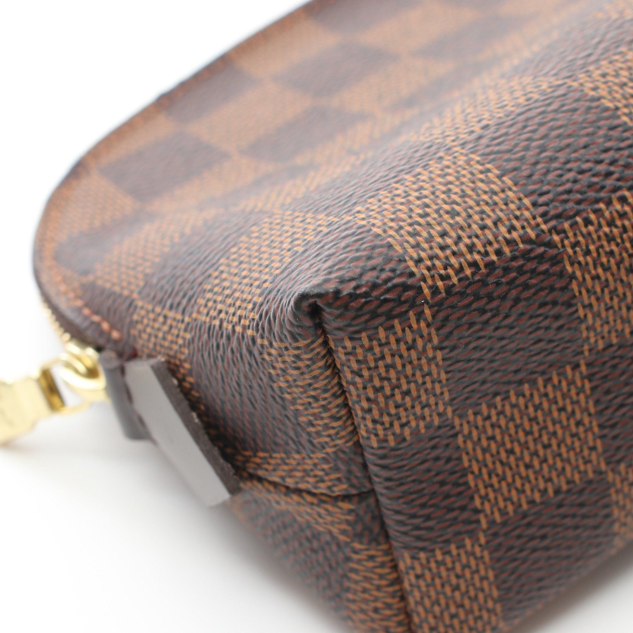 Louis Vuitton Louis Vuitton Pochette Cosmetics Damier Ebene Cosmetic Pouch Brown Size ONE SIZE - 6 Thumbnail
