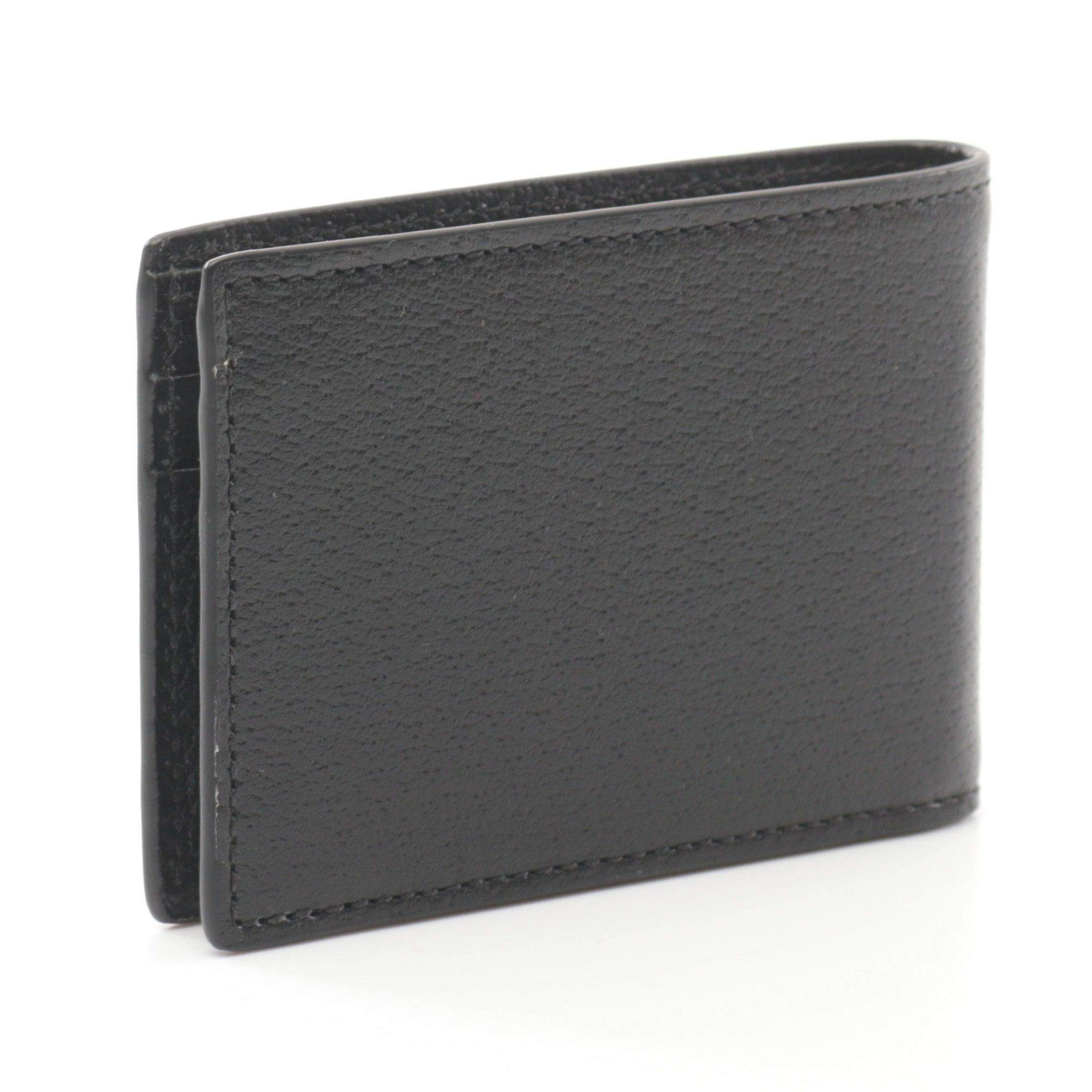 Gucci Gucci Gg Marmont Bi-Fold Wallet Leather Black Size ONE SIZE - 2 Thumbnail