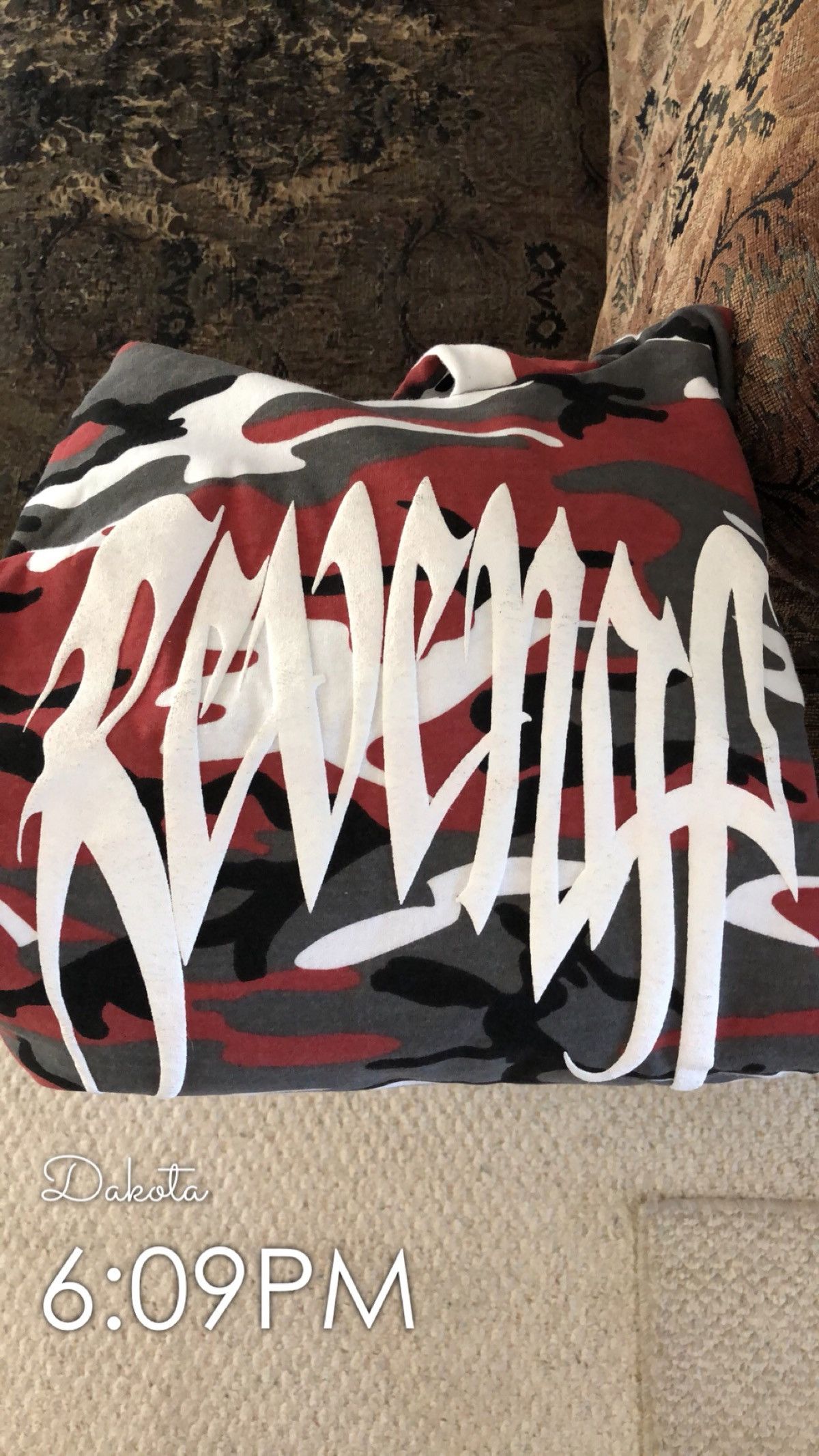 Revenge “Burn” Camo Hoodie Size US L / EU 52-54 / 3 - 2 Thumbnail