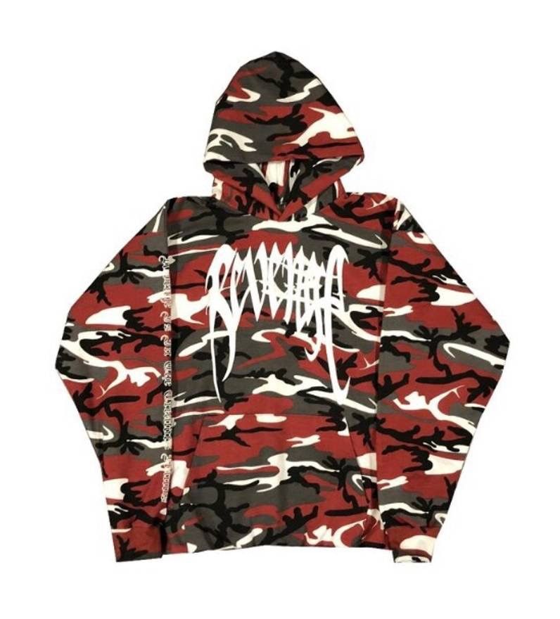 Revenge burn camo hoodie store
