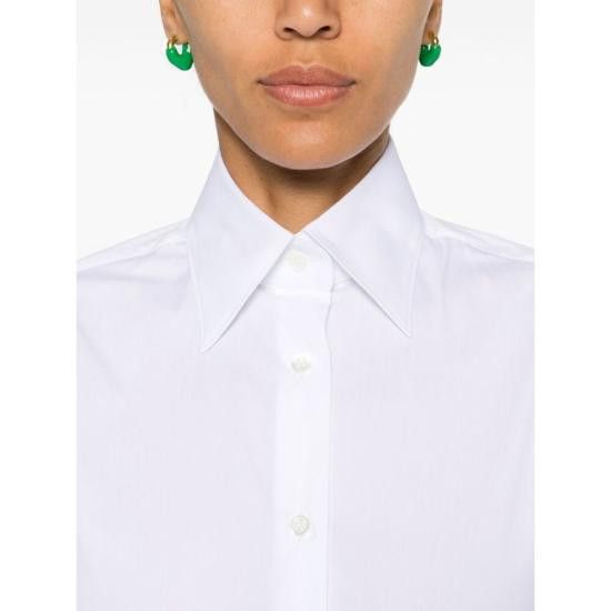 Mazzarelli MAZZARELLI Women Shirts B100 1A GEA WHITE Size M / US 6-8 / IT 42-44 - 5 Thumbnail