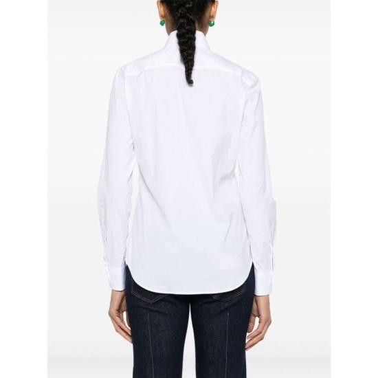 Mazzarelli MAZZARELLI Women Shirts B100 1A GEA WHITE Size M / US 6-8 / IT 42-44 - 4 Thumbnail
