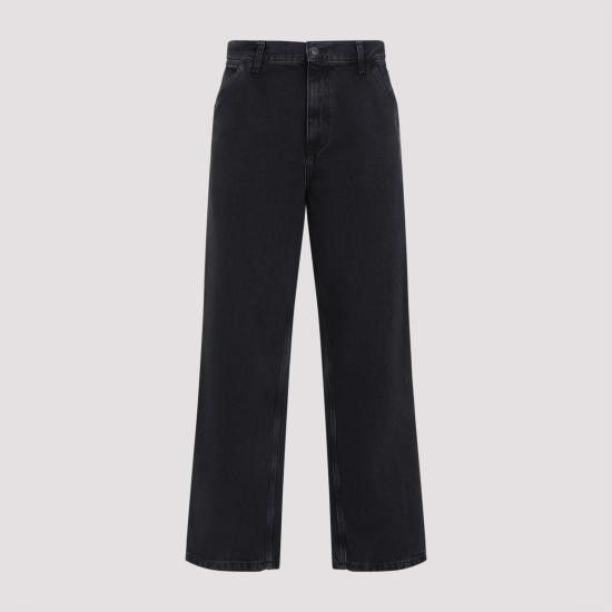 Carhartt Wip CARHARTT WIP Men Straight Pants I0320248906 BLACK Size US 33 - 3 Thumbnail