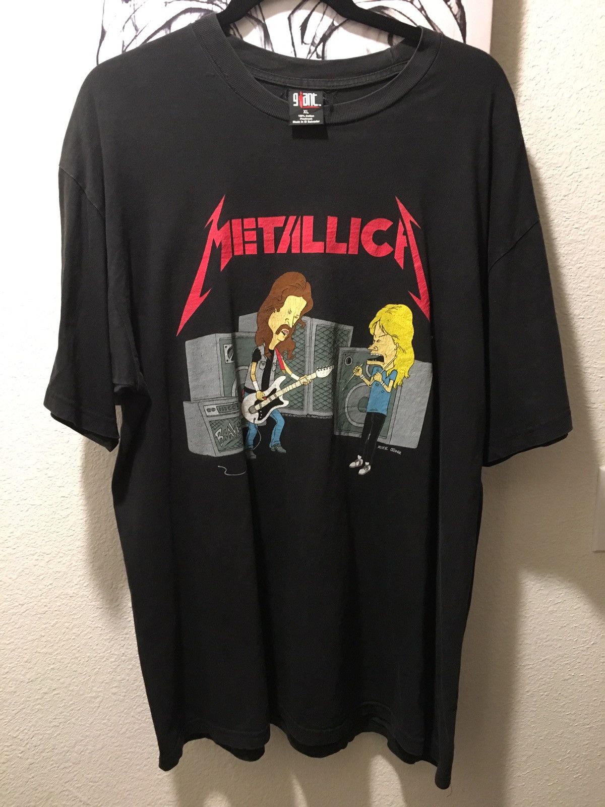 Vtg Beavis AND BUTTHEAD x selling METALLICA Top Tees Tshirt