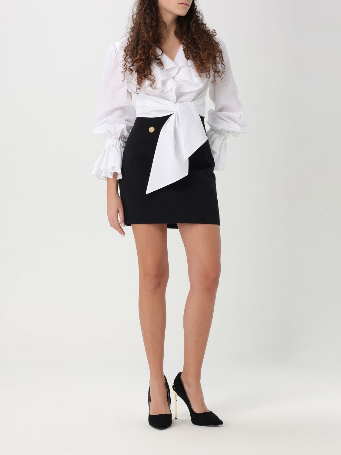 Balmain Balmain Shirt Woman White Size XS / US 0-2 / IT 36-38 - 2 Thumbnail