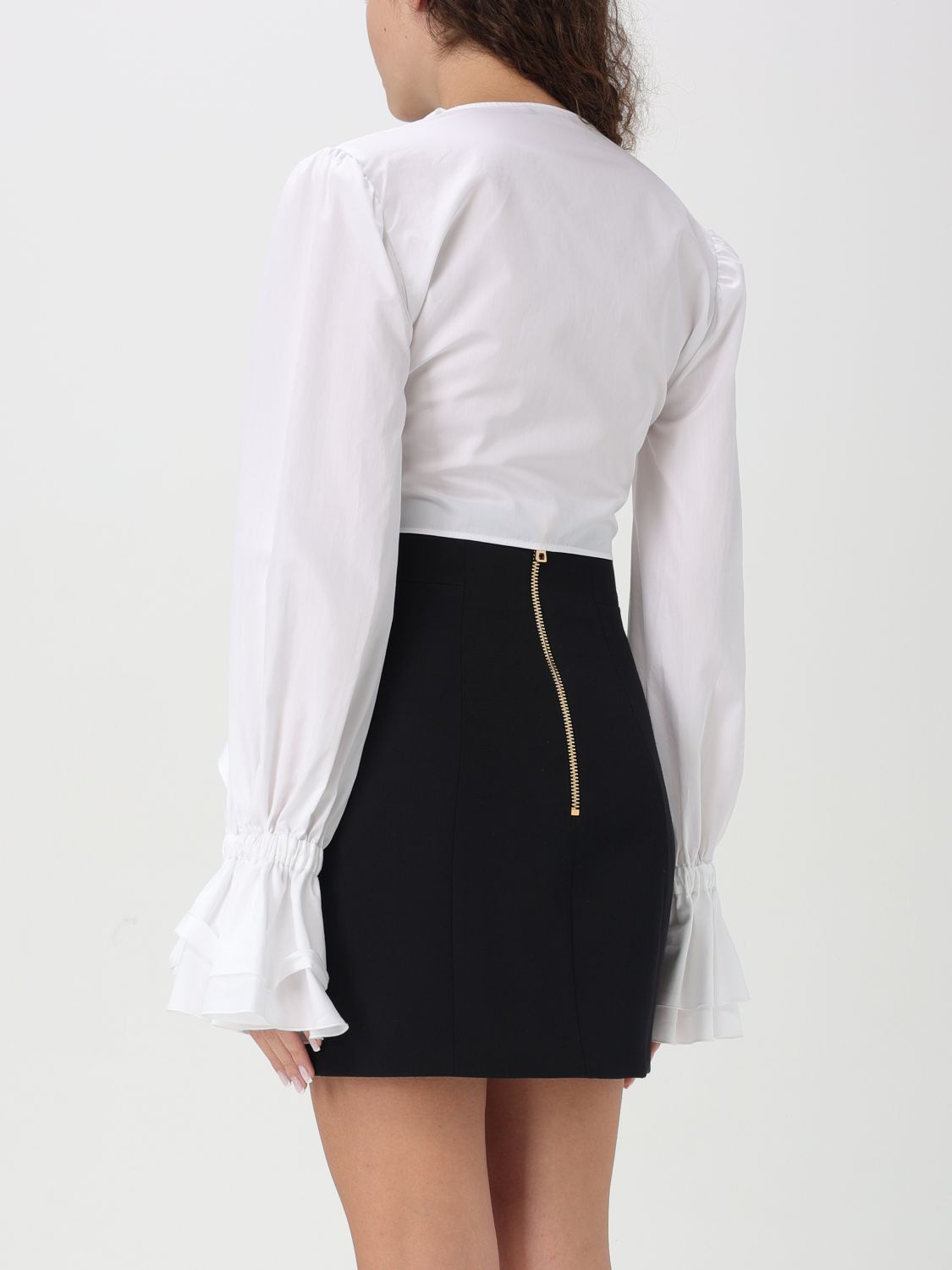 Balmain Balmain Shirt Woman White Size XS / US 0-2 / IT 36-38 - 3 Thumbnail