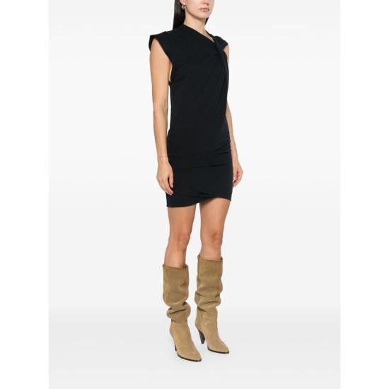 Isabel Marant ISABEL MARANT Women Dresses A1N41I RO0481FA 01BK BLACK Size XS / US 0-2 / IT 36-38 - 5 Thumbnail