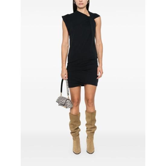 Isabel Marant ISABEL MARANT Women Dresses A1N41I RO0481FA 01BK BLACK Size XS / US 0-2 / IT 36-38 - 4 Thumbnail