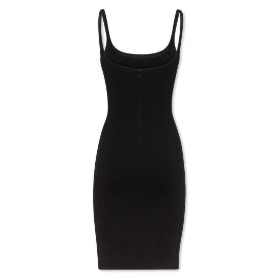 Dsquared2 DSQUARED2 Women Dresses S23138 S75CV0899 900 BLACK Size L / US 10 / IT 46 - 2 Thumbnail