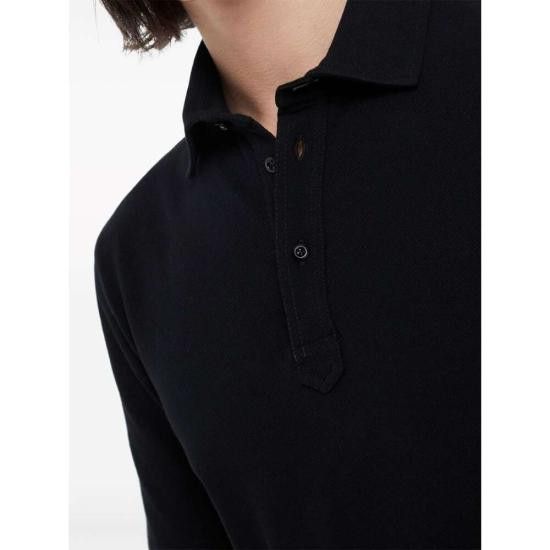 Brunello Cucinelli BRUNELLO CUCINELLI Men Polo Shirts ME8543936 C101 BLACK Size US S / EU 44-46 / 1 - 2 Thumbnail