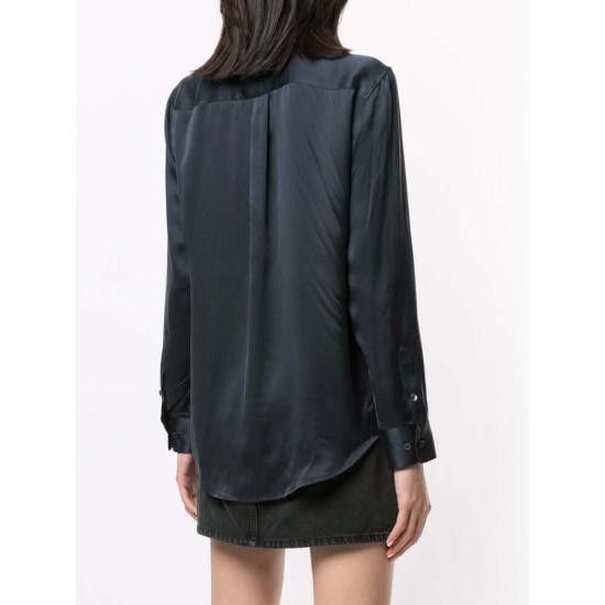 Equipment EQUIPMENT Women Shirts L21 E035 ECLIP BLUE Size L / US 10 / IT 46 - 4 Thumbnail