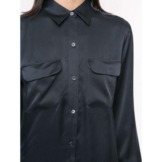 Equipment EQUIPMENT Women Shirts L21 E035 ECLIP BLUE Size L / US 10 / IT 46 - 5 Thumbnail