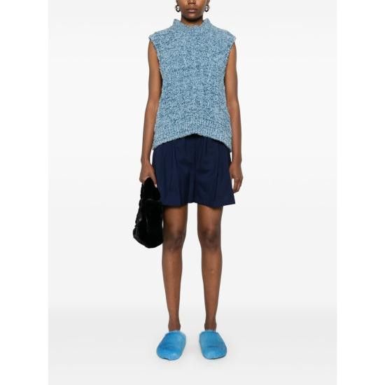 Marni MARNI Women Shorts & Burmudas TW839 PAMA0547S0 00B81 BLUE Size 27" / US 4 / IT 40 - 4 Thumbnail