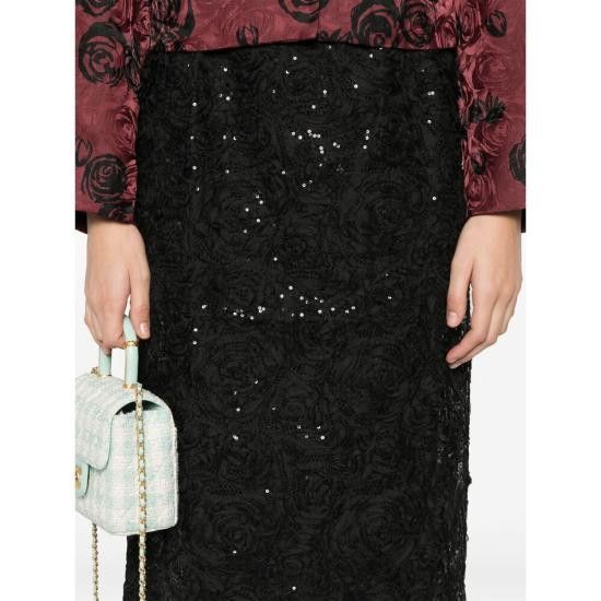 Baum und Pferdgarten BAUM UND PFERDGARTEN Women Mid Skirts 24019 C9999 BLACK Size 28" / US 6 / IT 42 - 4 Thumbnail