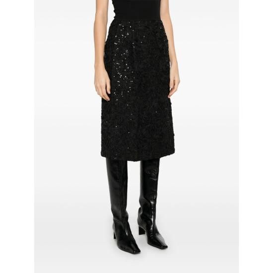 Baum und Pferdgarten BAUM UND PFERDGARTEN Women Mid Skirts 24019 C9999 BLACK Size 28" / US 6 / IT 42 - 5 Thumbnail